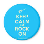 [Electric guitar] keep calm and rock on  Magnets
