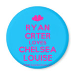 [Two hearts] ryan crter loves chelsea louise  Magnets