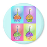 Magnets - Birthday Cupcakes