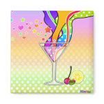 Magnets - Maxxed Pop Art Martini