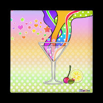 Magnets - Maxxed Pop Art Martini magnets
