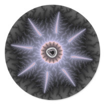 Magnificent - Fractal Round Sticker