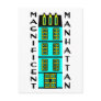 Magnificent Manhattan With Luxury NYC Townhouse Postcard