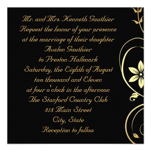 Magnificent Masqurade Mask Monogram Invitation