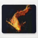 Magnificent Orange Koi mousepads