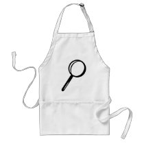 Magnifying glass aprons