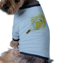 Magnifying glass data file folder search concept pet tshirt