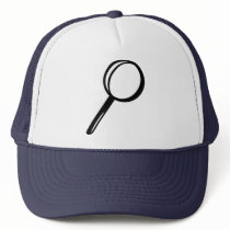 Magnifying glass mesh hats