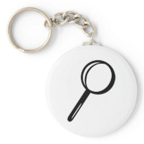 Magnifying glass keychains