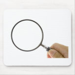 Magnifying glass mouse pad