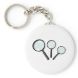 magnifying glass set keychain