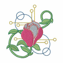 Magnolia Art Nouveau embroidered shirts