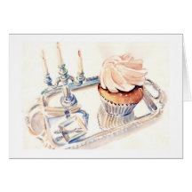 Magnolia Cupcake Greeting Card