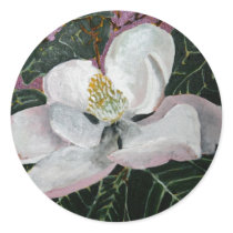 magnolia flower painting acrylic wall art stickers