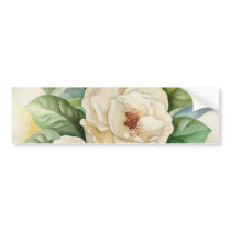 Magnolia Flower Watercolor Art - Multi bumper stickers by JUDERM Magnolia Flower Watercolor Art - Multi bumper stickers