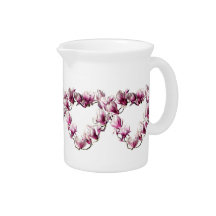 Magnolia Heart Drink Pitcher