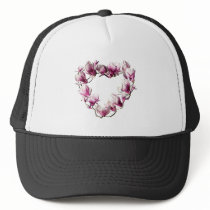 Magnolia Heart Trucker Hat
