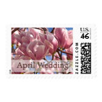 Magnolia in Bloom • April Wedding Stamp stamp