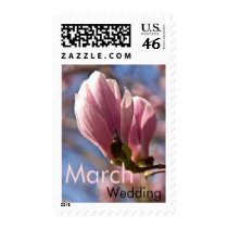 Magnolia • March Wedding Stamp by SabineStGreetings Magnolia • March Wedding Stamp