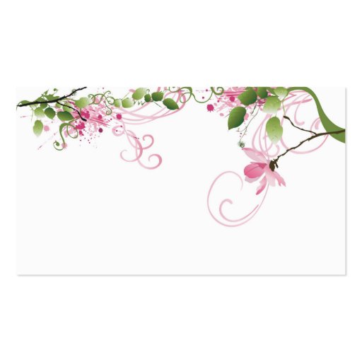 Magnolia Profile Card Business Card (front side)