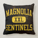 Magnolia Sentinels Athletics Throw Pillow