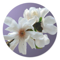 Magnolia Stellata Envelope Seal Sticker by TDSwhite_Wedding Magnolia Stellata Envelope Seal Sticker