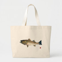 Magnolia Striped Bass Canvas Bags