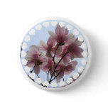 Magnolia Tree in Bloom Button