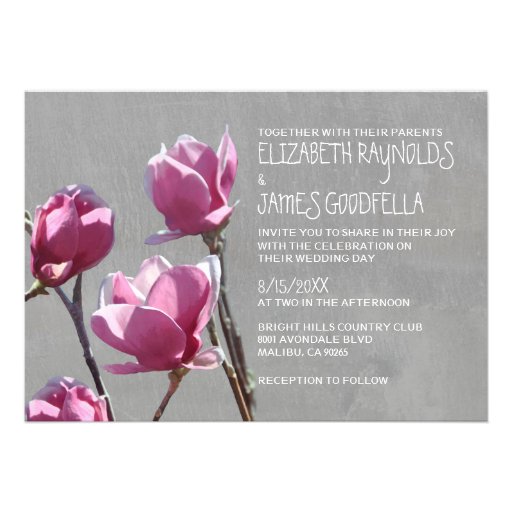Magnolia Wedding Invitations