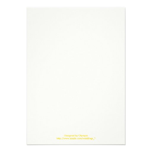 Magnolia yellow flowers bridal shower invitation