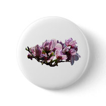 Magnolias Pinback Buttons