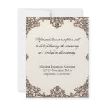 Magnolias n Bird of Paradise - RSVP Response Card Custom Announcement