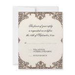 Magnolias n Bird of Paradise - RSVP Response Card Custom Invite
