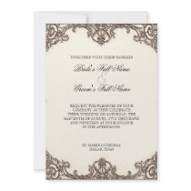 Magnolias n Bird of Paradise - Wedding Invitation
