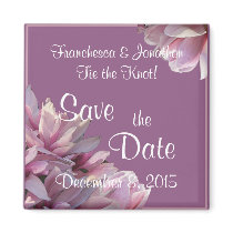 Magnolias Save the Date Magnet magnets