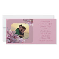 Magnolias Wedding Announcement photo cards