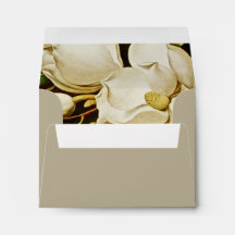Magnolias Wedding Envelope A2