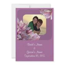 Magnolias Wedding Invitation invitations