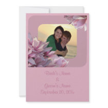 Magnolias Wedding Invitation invitations