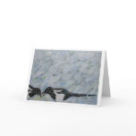Magpies Blank Note Card by Mark Ea...