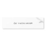 Magritte-inspired hybrid electric bumper sticker