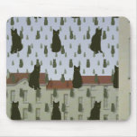 Magritte's Falling Cats Mousepad