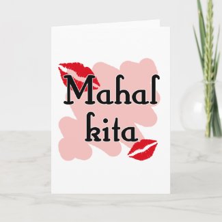 Mahal Kita - Filipino I love you card