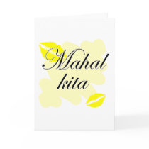 Mahal Kita - Filipino I love you Card