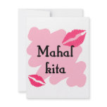MAHAL KITA  - Tagalog I love you invitations