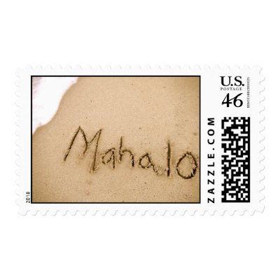 Mahalo in Antique Postage
