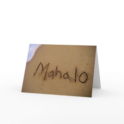 Mahalo in Color Card