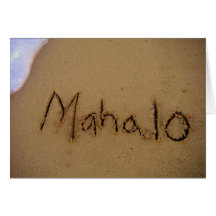 Mahalo in Color Card