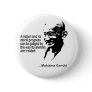 Mahatma Gandhi Animal Rights Pinback Button