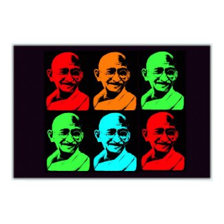 Mahatma Gandhi Collage print